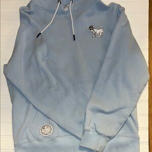 Sky Blue Graphic Hoodie